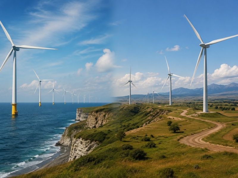 Wind Power Expansion Highlights Different Paths to Clean Energy in the UK and U.S.